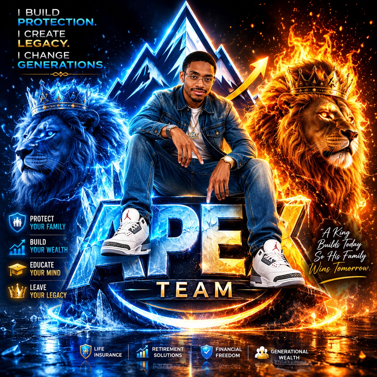 Kai Toogood — Apex Team protection and legacy artwork